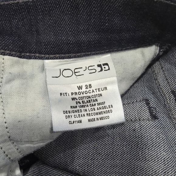 Joe's Jeans Provocateur Dark Wash Boot Cut Jeans 25 - Picture 5 of 6